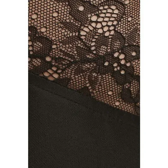 BHLDN Sweetheart Silky Satin Lace Cutout A-Line Gown - Picture 4 of 5